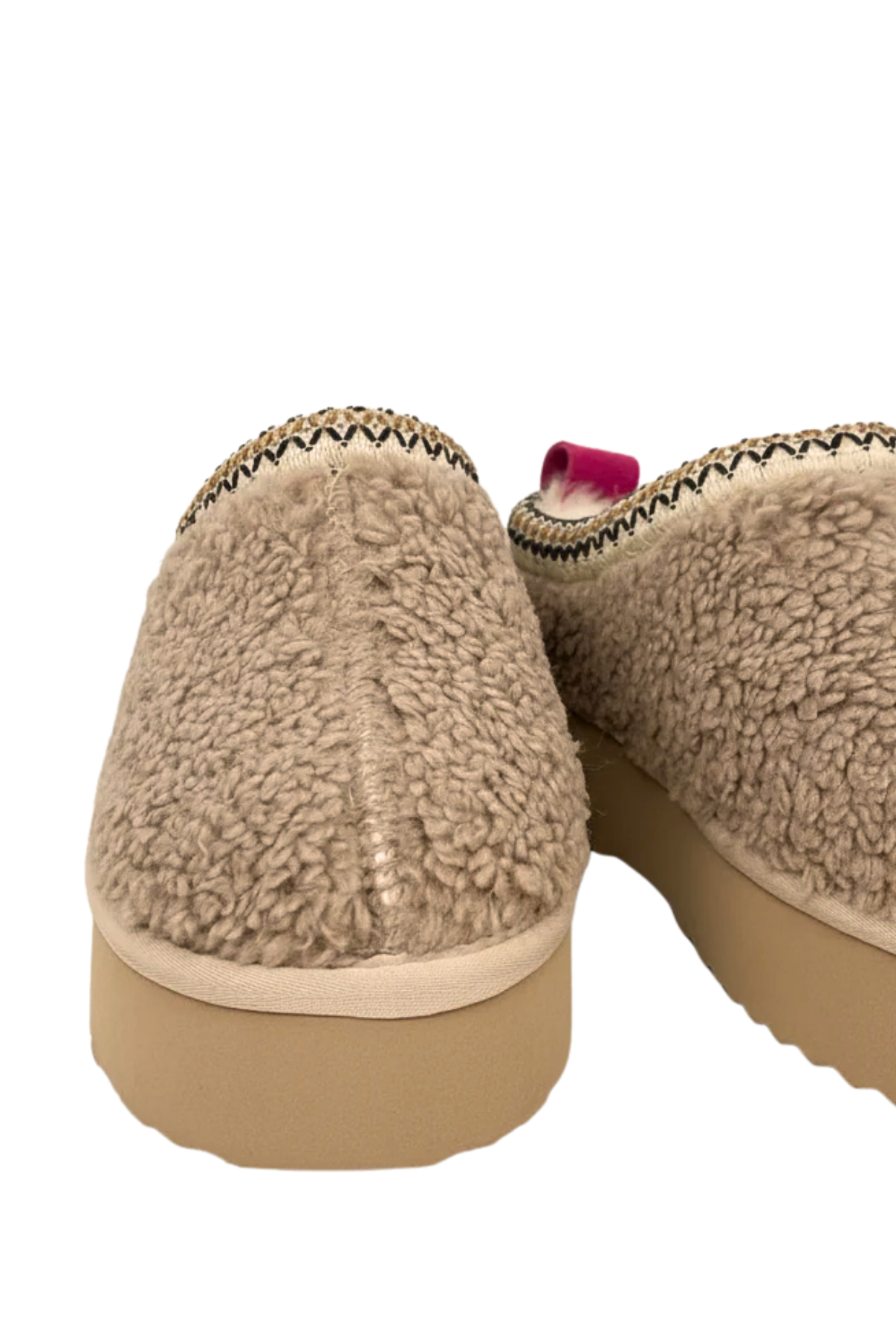 damen clogs mit teddyfutter plateau – c5mode.at