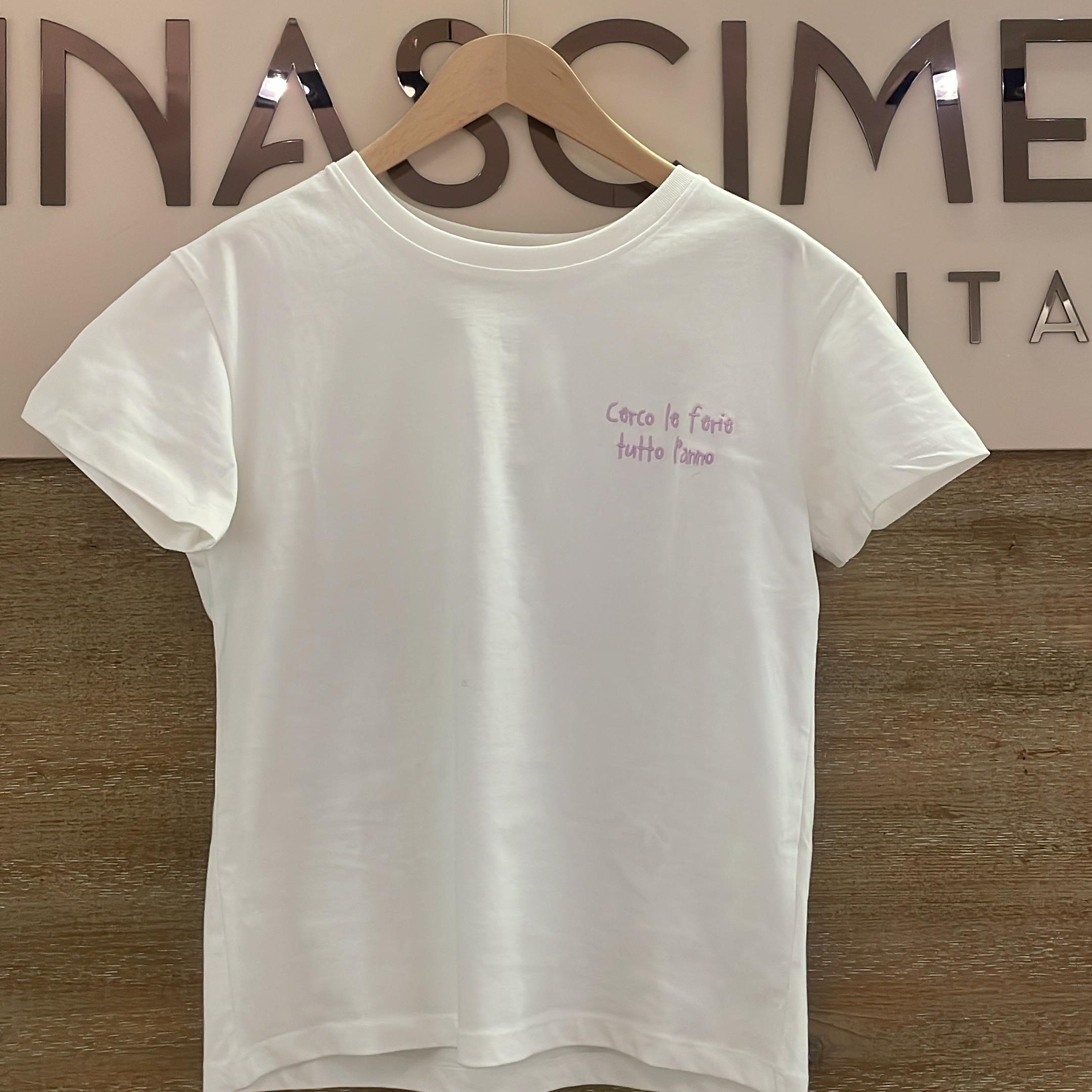 T-shirt mit Schriftzug