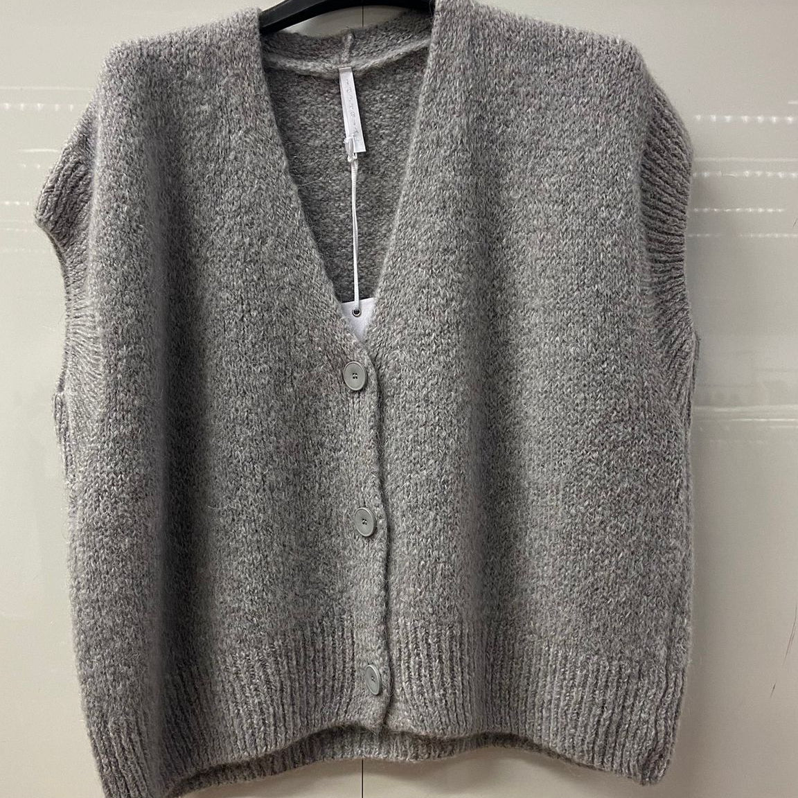 Ärmellose Strickweste