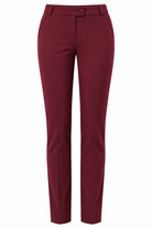 dunkelbraune Hose Damen, elegante Hose Damen, Business Hose Damen, Stoffhose Damen, Hose mit Bügelfalte, schmale Hose Damen, elegante Damenmode, italienische Mode, Boutique C5
