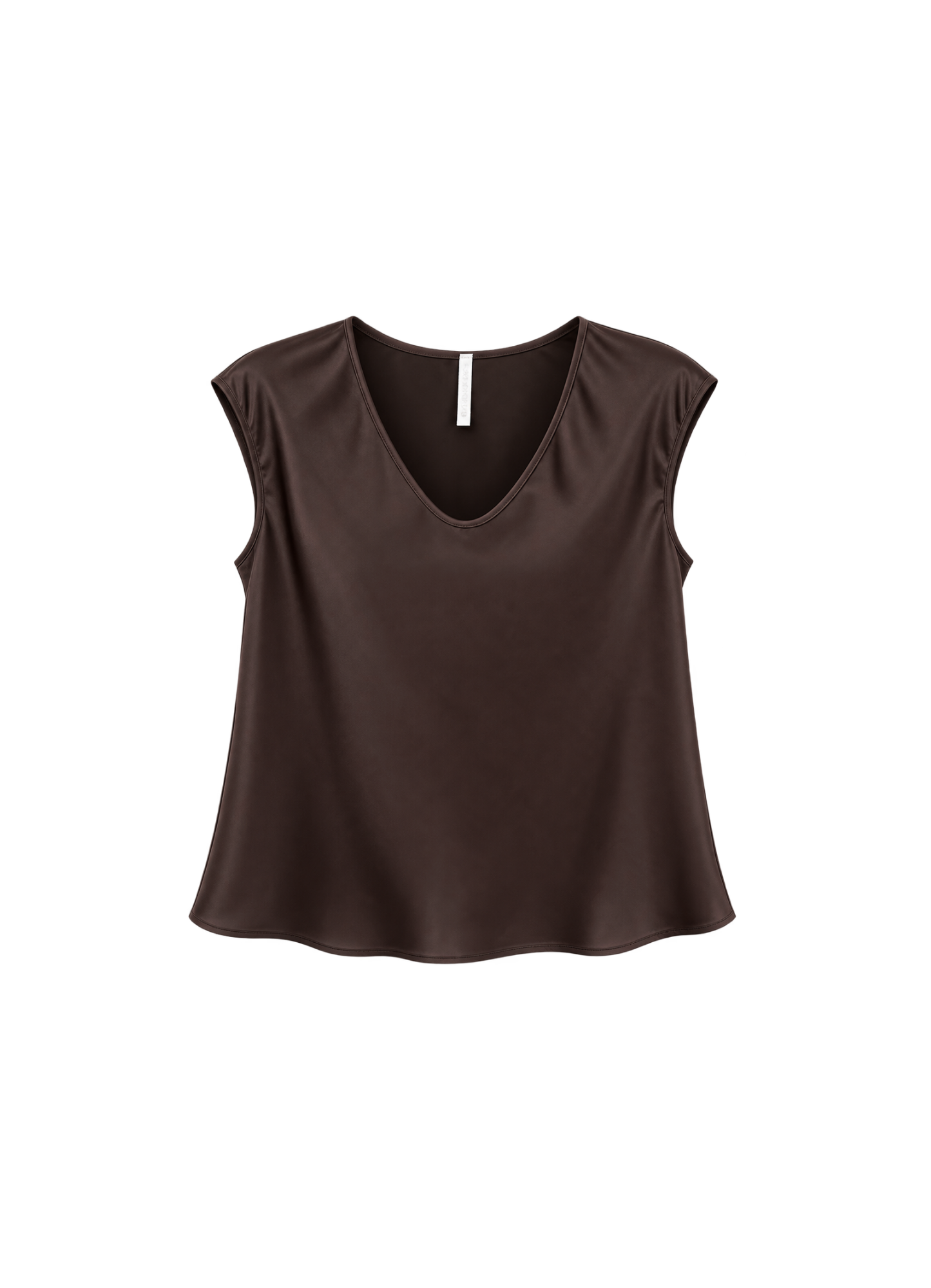 Satinbluse Damen, Satinbluse Bordeaux, Bluse Bordeaux Damen, Bluse mit V-Ausschnitt, ärmellose Bluse Damen, elegante Bluse Damen, Satin Shirt Damen, fließende Bluse, Damenmode, italienische Mode, Boutique C5
