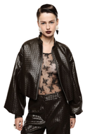 Steppjacke Damen, Bomberjacke Damen, Stepp Bomberjacke, Bomberjacke Lederoptik, Jacke Lederoptik Damen, Rautensteppung, gesteppte Bomberjacke, Oversized Bomberjacke, Cropped Bomberjacke, Ballonärmel Jacke, elegante Damenjacke, italienische Mode, Boutique C5