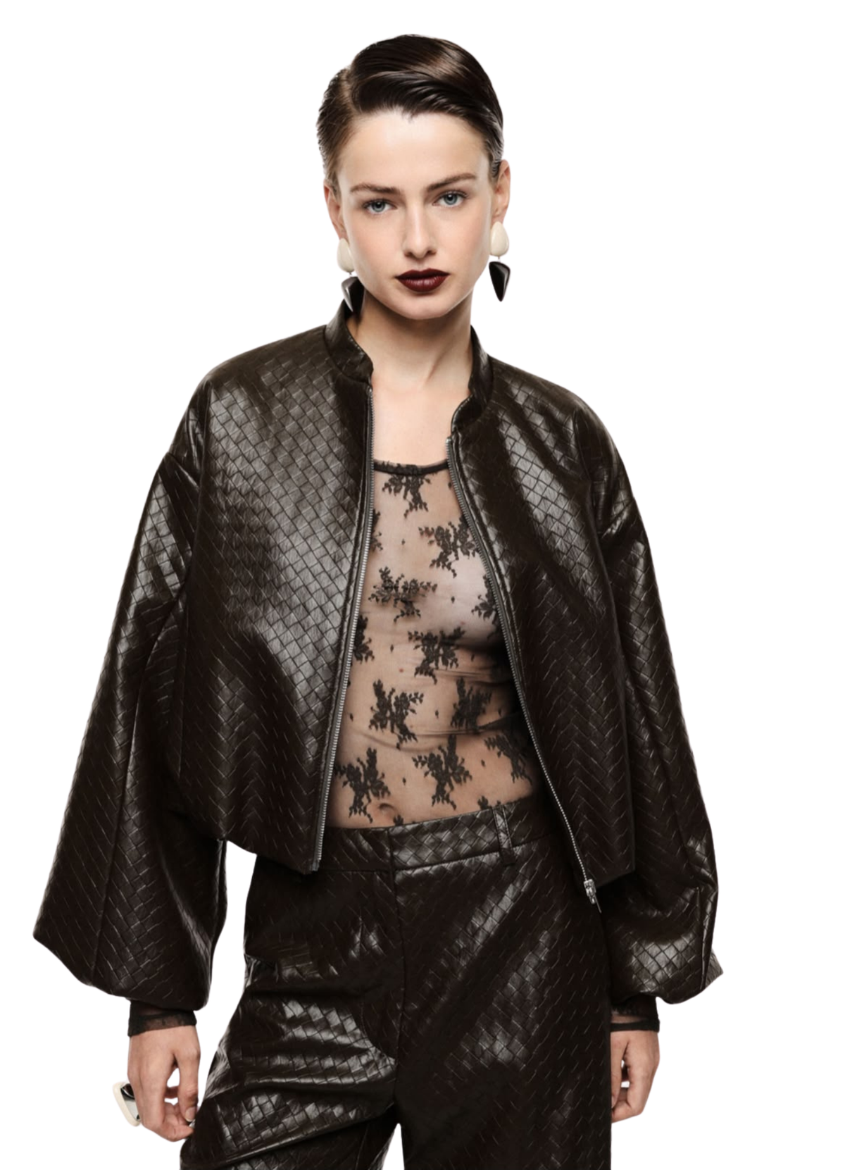 Steppjacke Damen, Bomberjacke Damen, Stepp Bomberjacke, Bomberjacke Lederoptik, Jacke Lederoptik Damen, Rautensteppung, gesteppte Bomberjacke, Oversized Bomberjacke, Cropped Bomberjacke, Ballonärmel Jacke, elegante Damenjacke, italienische Mode, Boutique C5