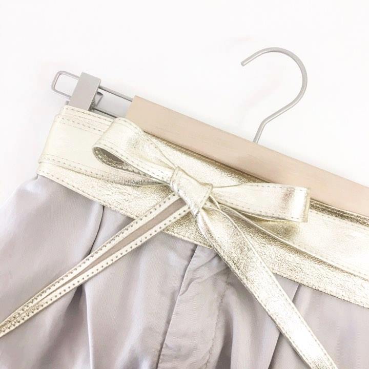 Bindegürtel metallic