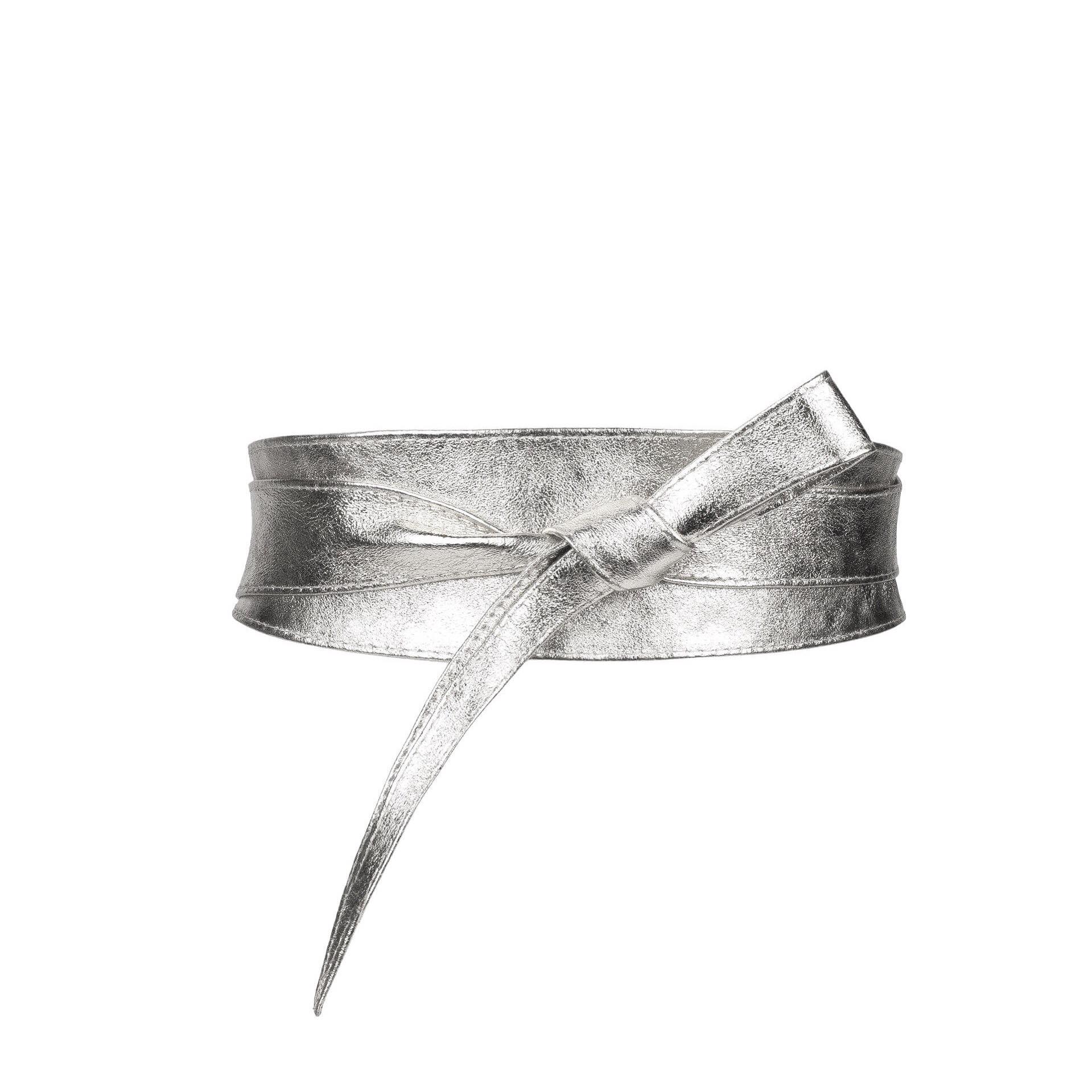 Bindegürtel metallic